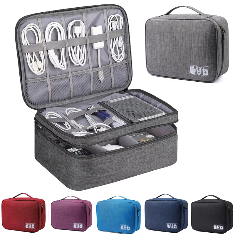 Tech Accessories Organizer - Saco de armazenamento de cabo à