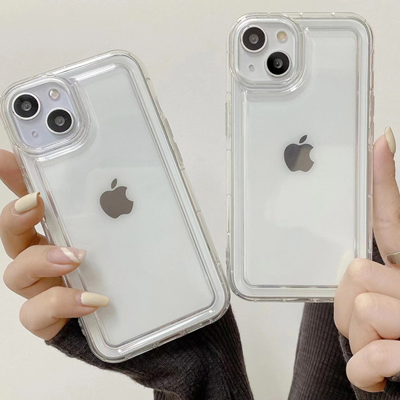 Tech Accessories Iphone - Capa de telefone transparente à prova
