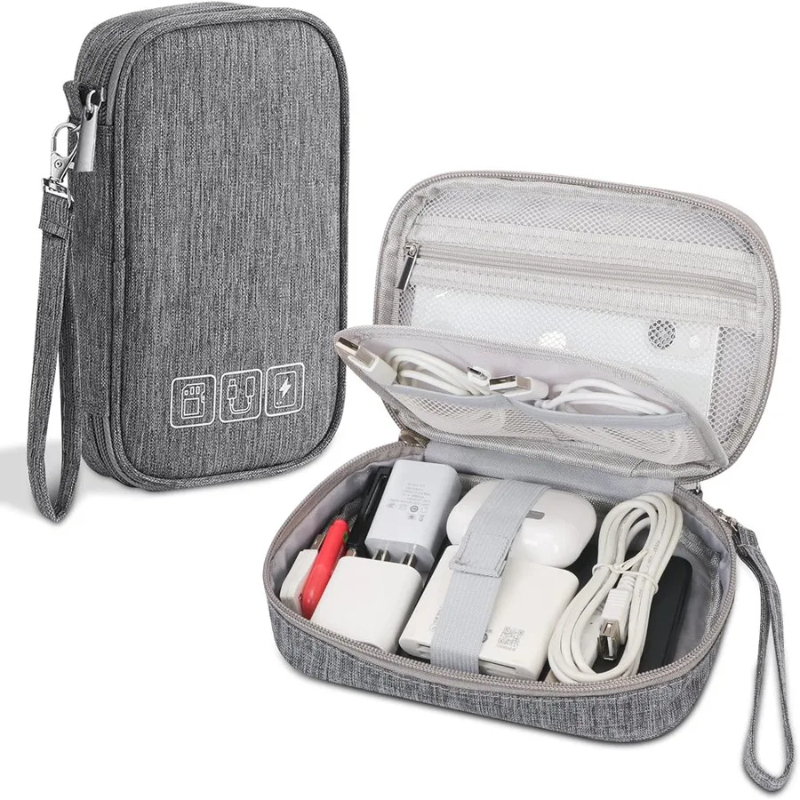 Tech Accessories Kit - Bolsa de armazenamento de cabos multiuso,