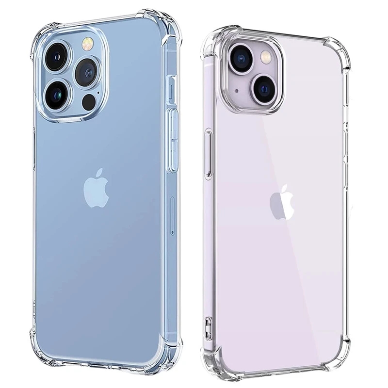 Tech Accessories Iphone - Capa de telefone transparente à prova