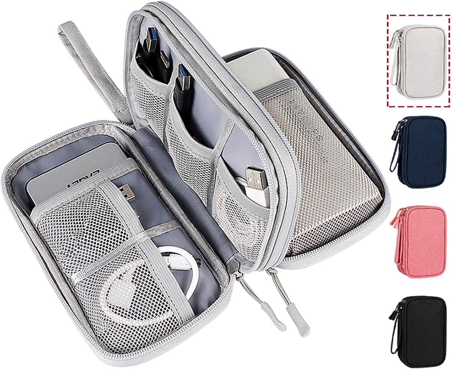 Tech Accessories Kit - Organizador de viagem saco de armazenamento