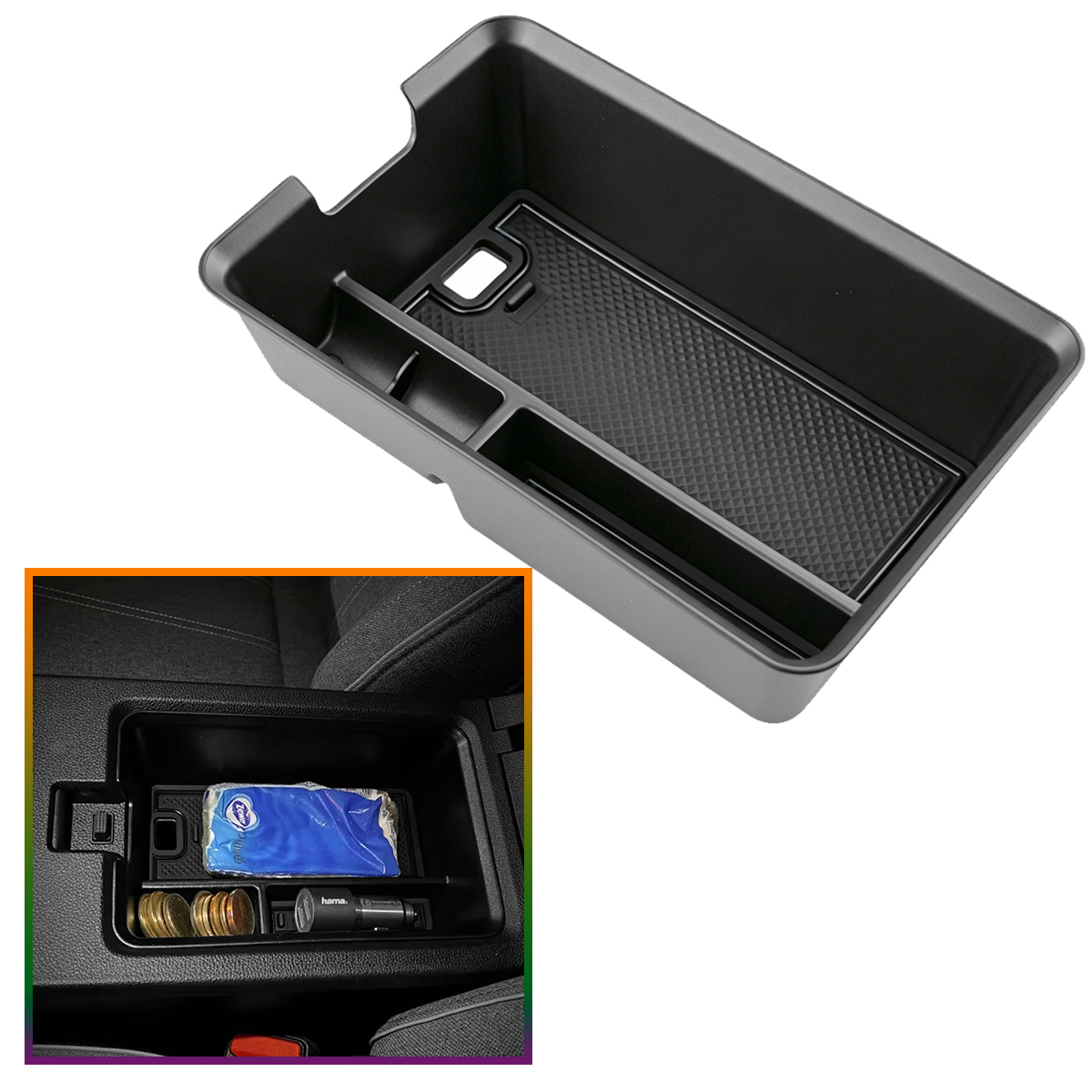 Tech Accessories Organizer - Caixa de Armazenamento para Apoio de