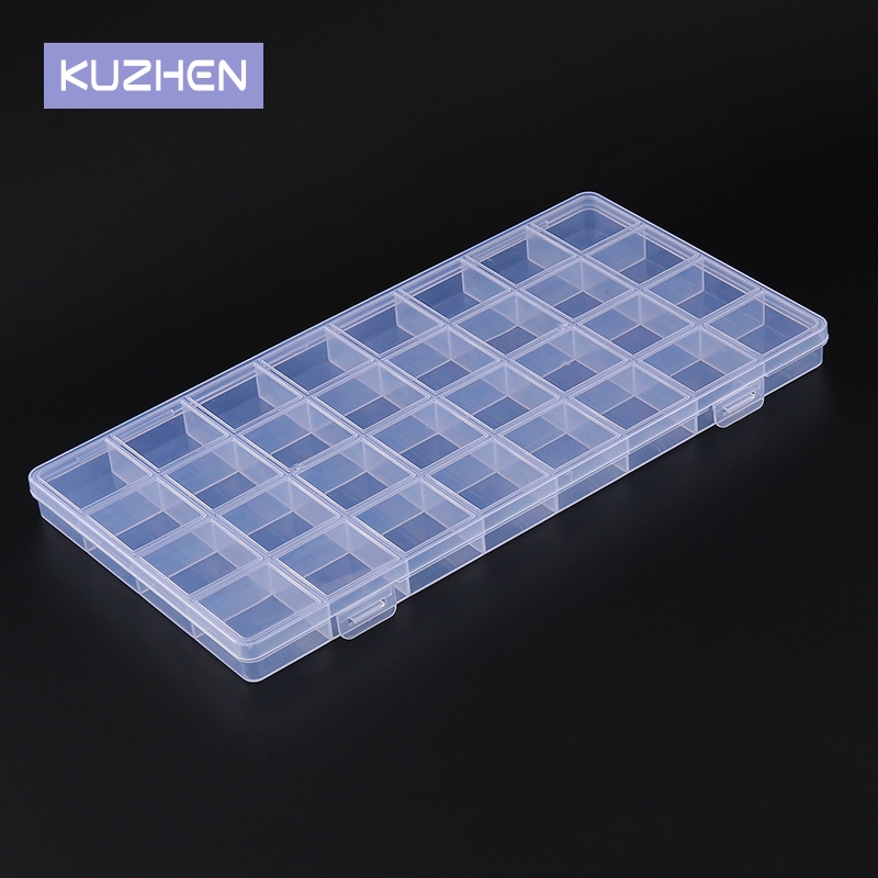 Nail Tech Accessories - Transparente Rectangle Nail Art Caixa De
