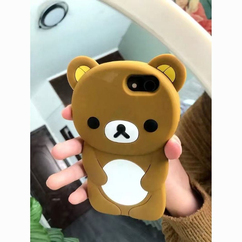 Tech Accessories Iphone - Capa de Telefone 3D Rilakkuma em