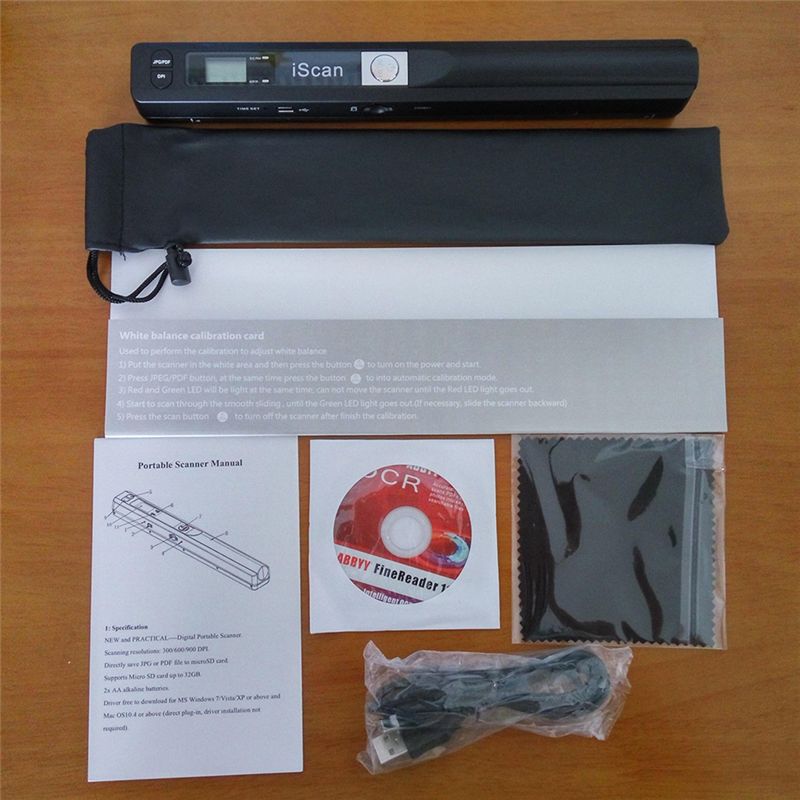 Scanner Portátil A13E 900DPI,  - Document Scanner Portable avaliação e preço