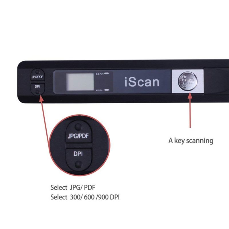 Scanner Portátil A13E 900DPI,  - Document Scanner Portable avaliação e preço