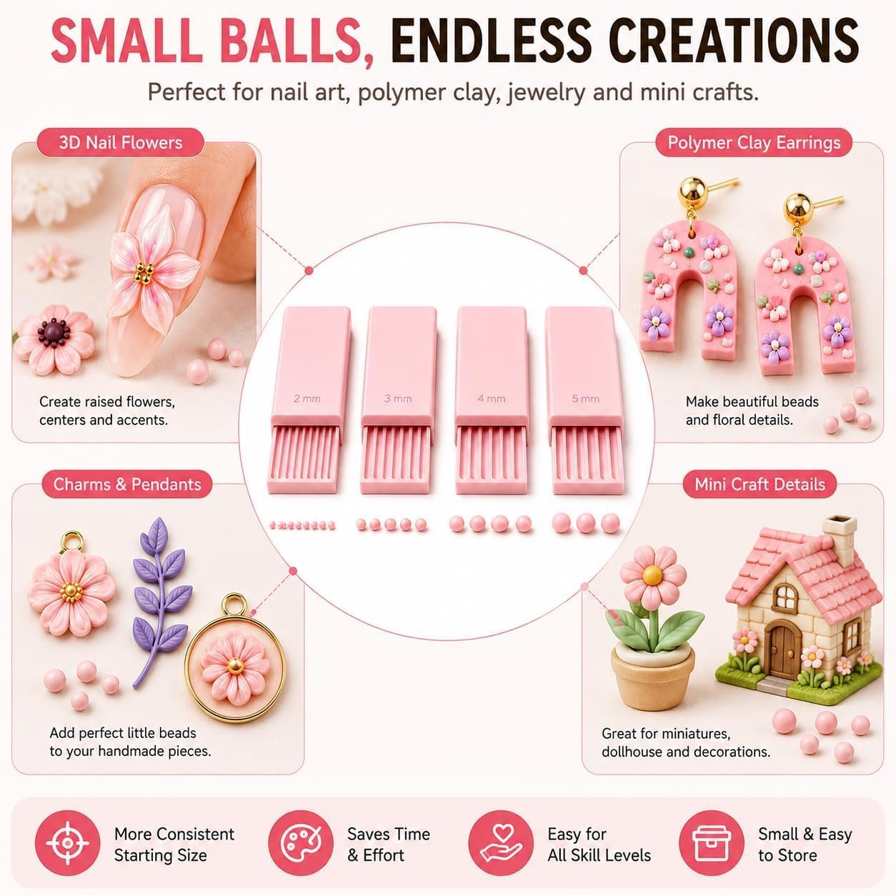 Kit com 4 Ferramentas para Faz - Nail Tech Accessories avaliação e preço