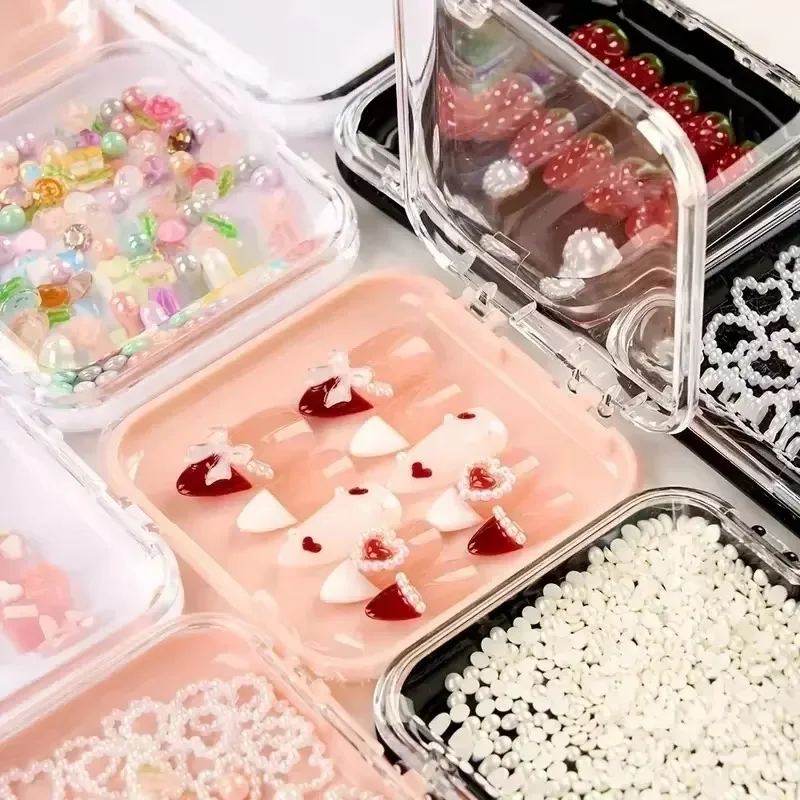 10 caixas acrílicas de armazen - Nail Tech Accessories avaliação e preço